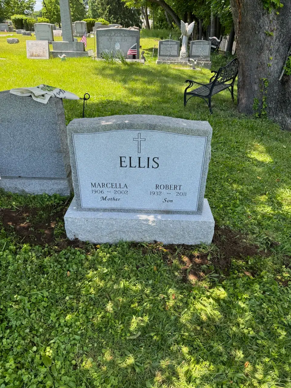 Granite Flat Headstone / Marker hand-carved by Flat Granite Markers in NJ — image 4